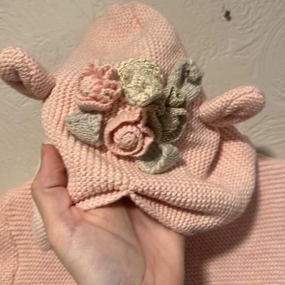 GAP Baby Light Pink Unicorn Brannan Button-up Sweater Size 12-18 Months - Picture 2 of 6